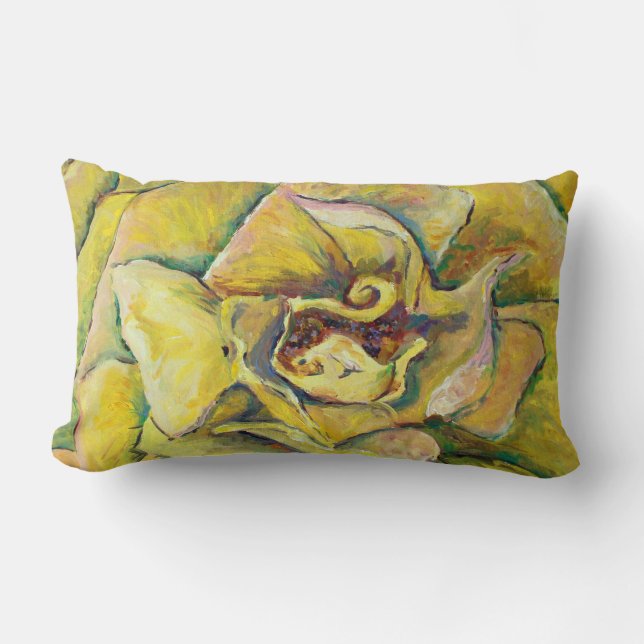 Oreiller Jaune Rose (Recto)