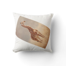 Oreiller jetable de bébé girafe adorable