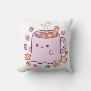 Oreiller jetable Pastel Kawaii Fantôme Brew Mignon