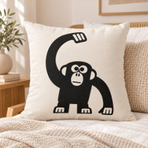 Oreiller jetable Singe combattant
