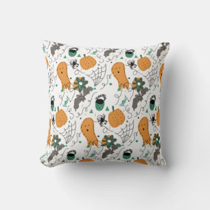 Oreiller jeté à motif de fantômes mignons pour Hal