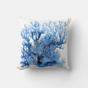 Oreiller jeté Blue Coral Beach House
