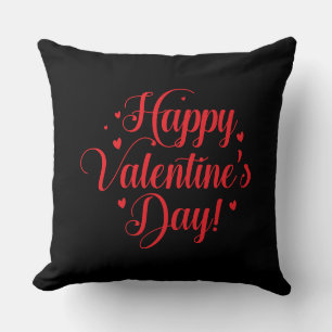 Oreiller jeté coeurs de la Saint-Valentin