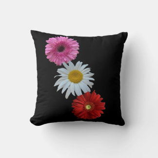 Oreiller jeté coloré à motif floral mixte de margu