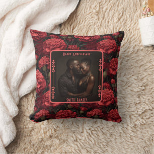 Oreiller jeté de pensée inspirante pour anniversai