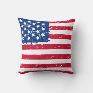 Oreiller jeté Drapeau USA