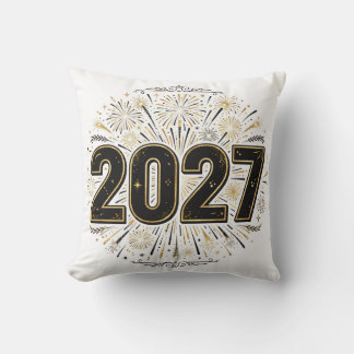 Oreiller jeté Feux d'artifice 2027