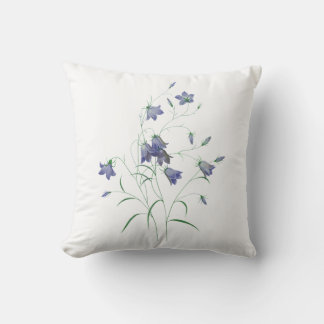 Oreiller jeté fleur de cloche