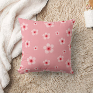 Oreiller jeté floral doux