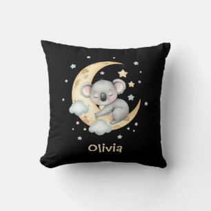 Oreiller jeté Koala Mignon Rêveur