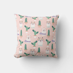 Oreiller jeté motif lama