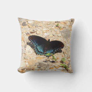 Oreiller jeté Papillon Pourpre à taches rouges