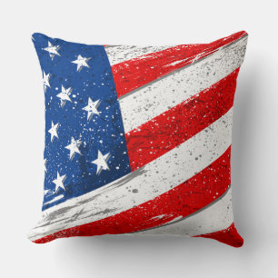 Oreiller jeté patriotique