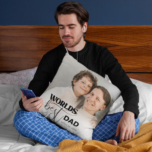 Oreiller jeté pour le meilleur papa du monde