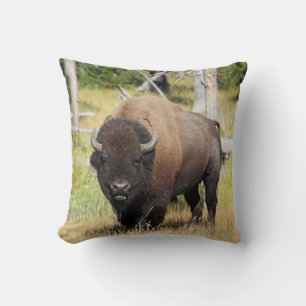 Oreiller jeté Taureau Bison