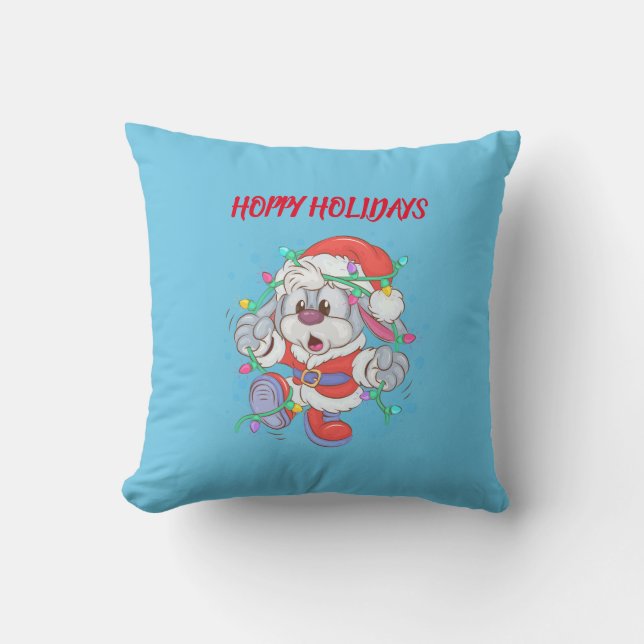 Oreiller lapin de Noël (Recto)