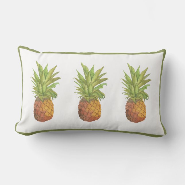 Oreiller lombaire ananas (Recto)
