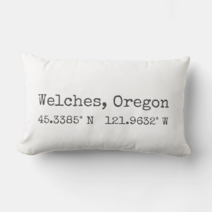 Oreiller Lombaire Coordonnées de Welches, Oregon