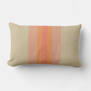 Oreiller Lombaire Moderne Rayé Beige Corail