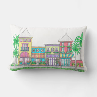 Oreiller Lombaire Turquoise Tropical Shops