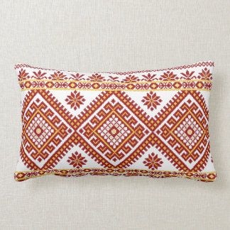 Oreiller Lumbar Broderie Ukrainienne au Point de C