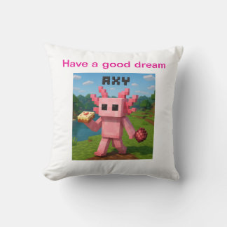 oreiller minecraft axy