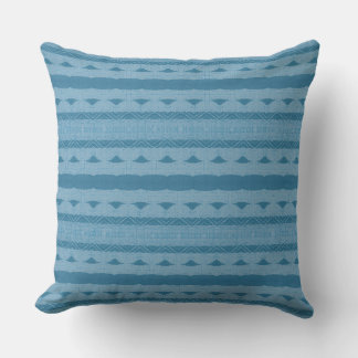 Oreiller Moderne Bleu à Jeter