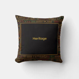 Oreiller Motif Gold Kente