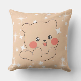 Oreiller Ours en Peluche pour Enfants – Joli Desig