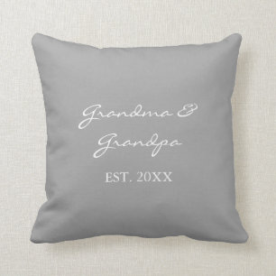Oreiller personnalisé d'annonce de nouveaux grands