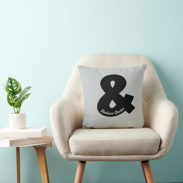 Oreiller personnalisé Esperluette (Chaise)