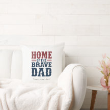 Oreiller pour papa courageux – Cadeau drôle pour c