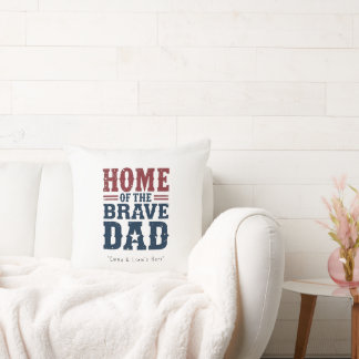 Oreiller pour papa courageux – Cadeau drôle pour c