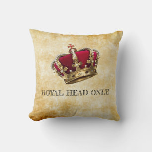 Oreiller royal amusant pour tête seulement !