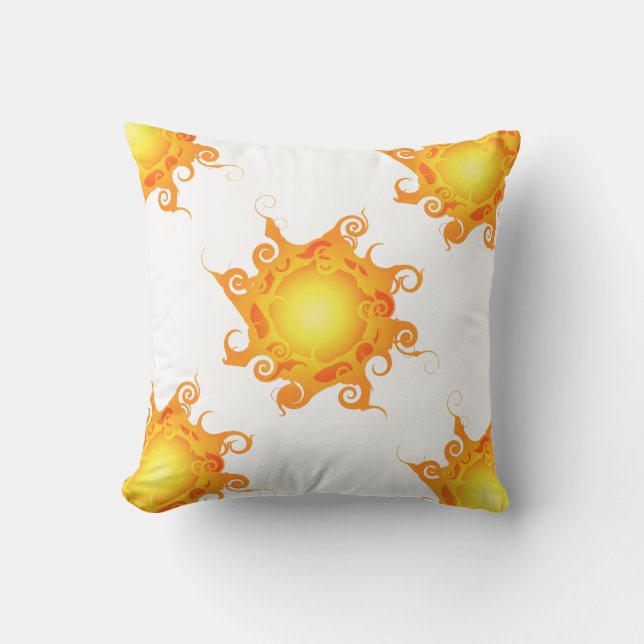 Oreiller Rune Soleil (Recto)