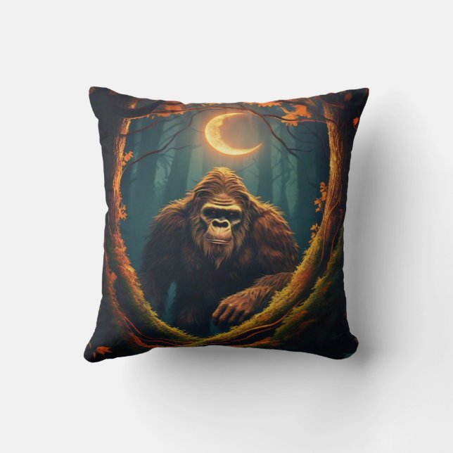 Oreiller Sasquatch Jeu d'oreiller (Verso)