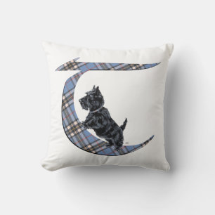 Oreiller T monogramme Scottish Terrier