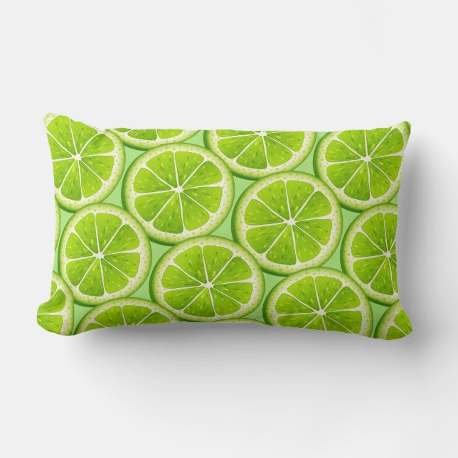 Oreiller Tranches de Citron Vert (Recto)