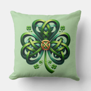 Oreiller trèfle de la Saint-Patrick