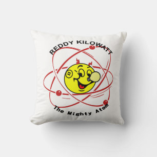 Oreiller très amusant rouge Kilowatt Thlow