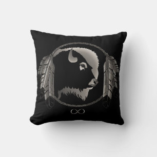 Oreiller tribal personnalisé Coussin d'art autocht