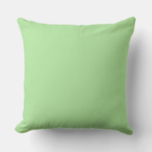 Oreiller vert à la menthe solide