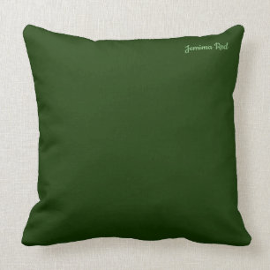 Oreiller vert de la forêt de chasseurs