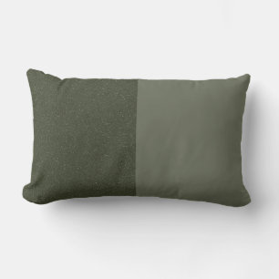 Oreiller vert mousse à deux tons - Conception pers