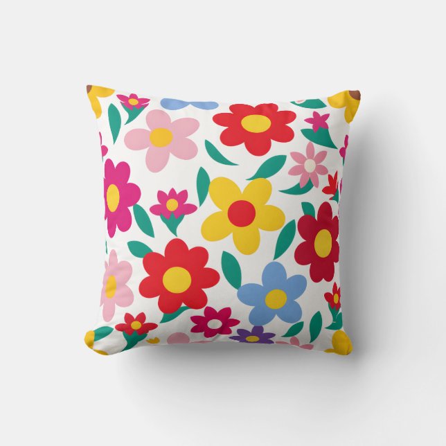 Oreillers à grains floraux (Recto)