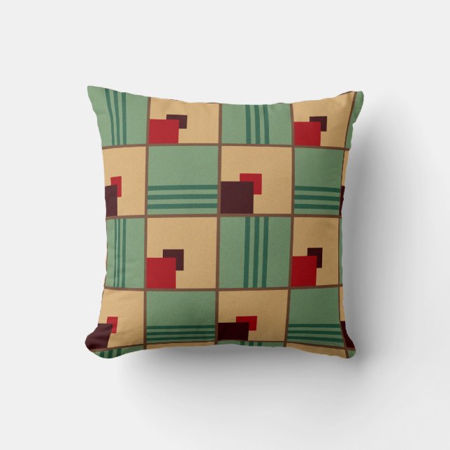 Oreillers à lancer Art déco des années 1930 (Recto)