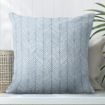 Oreillers à lancer Chevron Côte Bleue