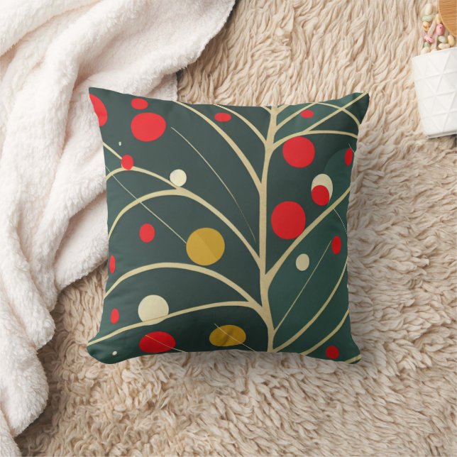 Oreillers à lancer d'arbre de Noël moderne du mili (Couverture)