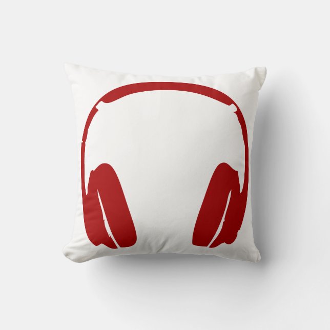 Oreillers à lancer de casques (rouge foncé) (Recto)