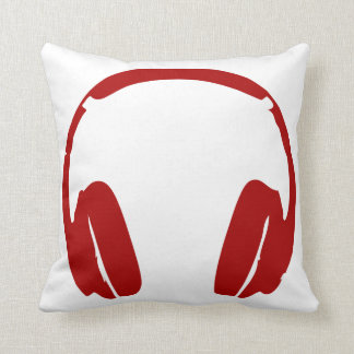 Oreillers à lancer de casques (rouge foncé)